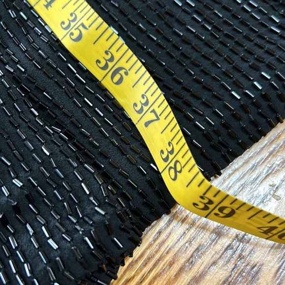 Bob Mackie Boutique black/gold beaded cocktail/evening dress. Size 6. - Picture 12 of 15